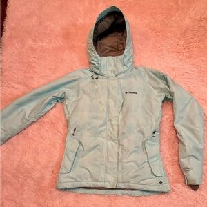 Columbia Sky Blue Hooded Jacket